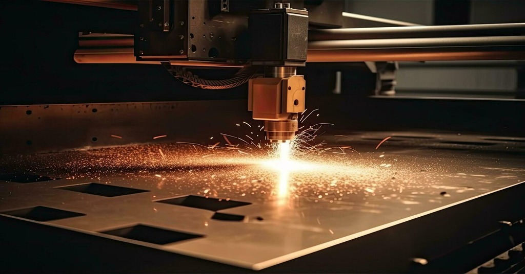 An Image of fiber laser cutter