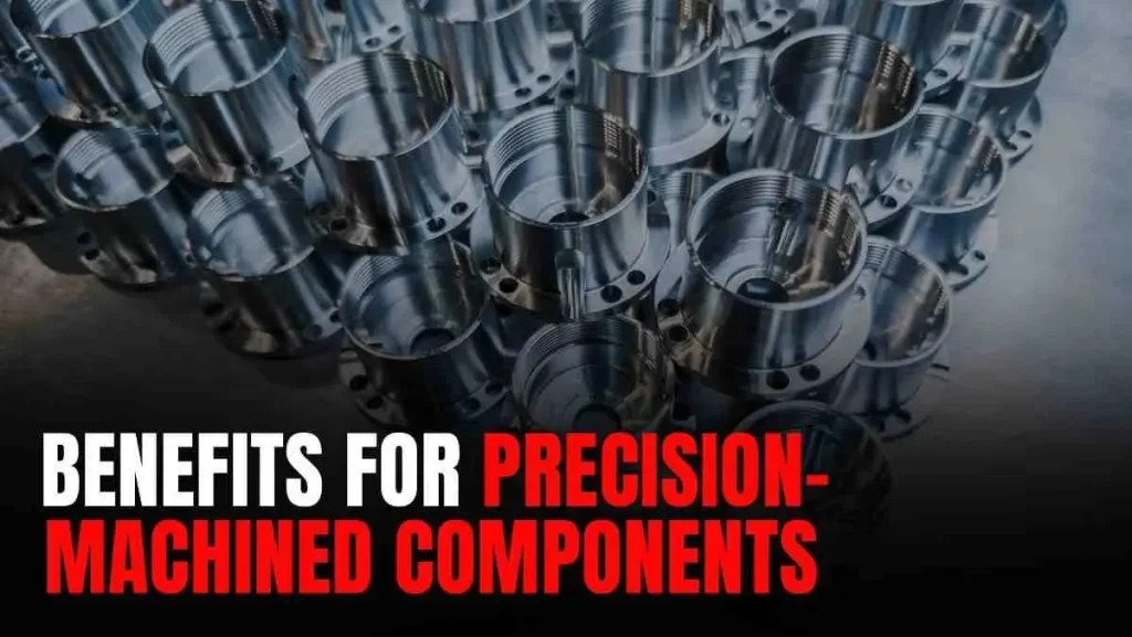 A large pile of shiny, precisely machined metal components