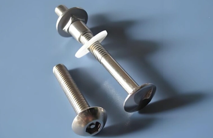 Two silver blind bolts shown, one paired with its mating side for illustration