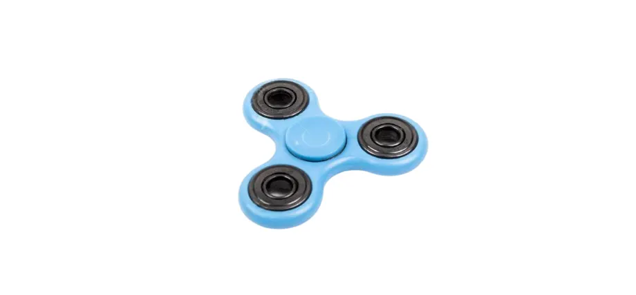 blue spinner toy