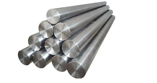 An image of Inconel alloy solid rods in a white background 