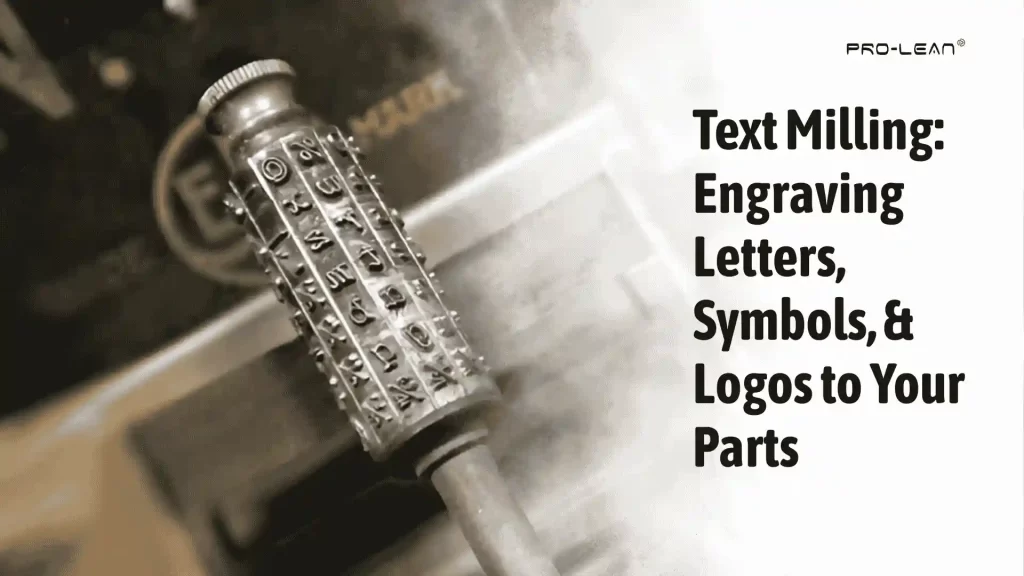 A close-up of a CNC-engraved item showing precise letters.