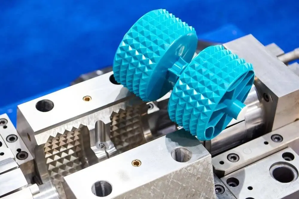 Ways to shape plastic: injection molding and extrusion molding.