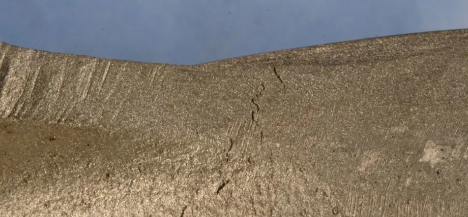 Casting defects in metal