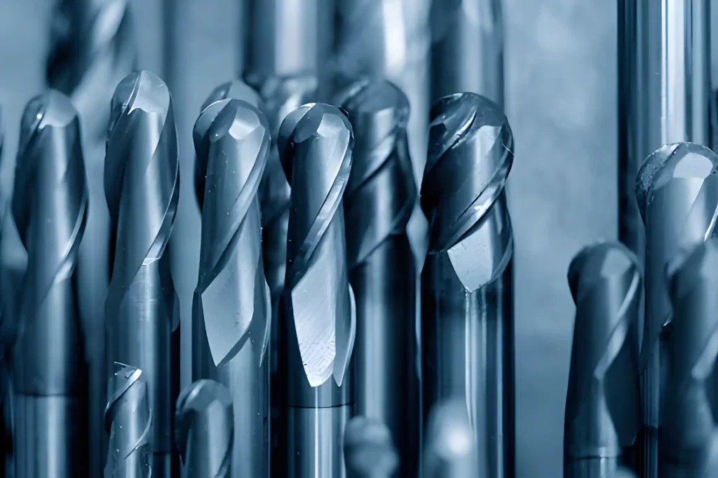 An image showing a collection of solid carbide tools.