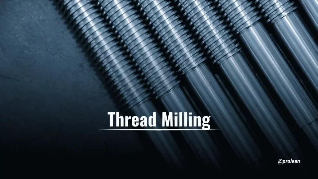 Feature Image with text overlaid (Thread Milling) and a related background Image.