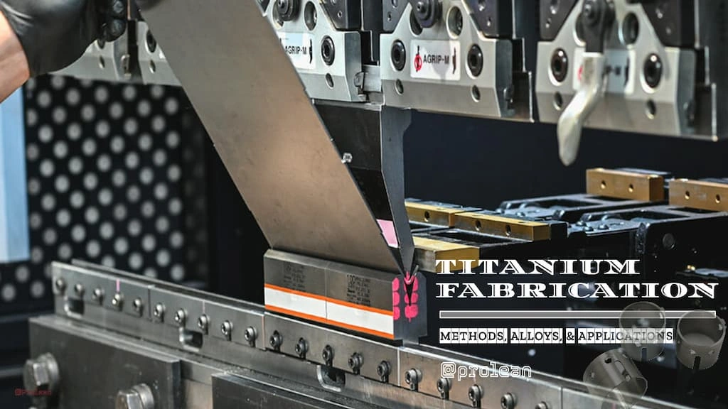 Blog’s feature image, showing the titanium bending setup and title text