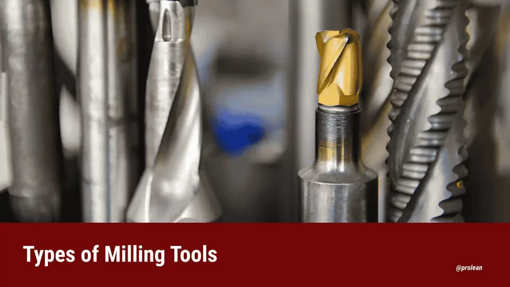 The feature image highlights different milling tools along with the title “Types of Milling Tools.”